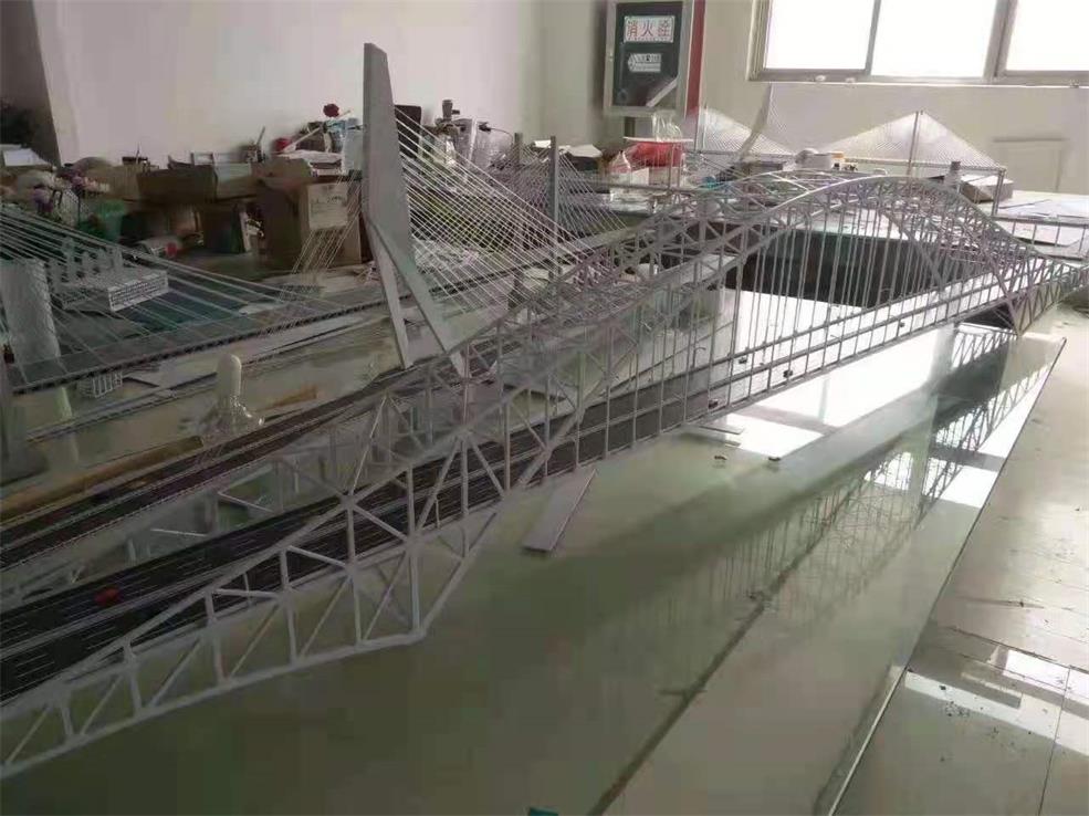 色达县桥梁模型
